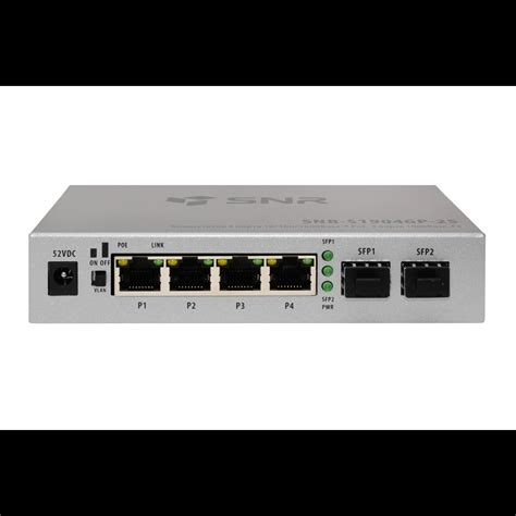 Неуправляемый POE коммутатор SNR-S1904GP-2S купить в НАГ: цена, отзывы ...