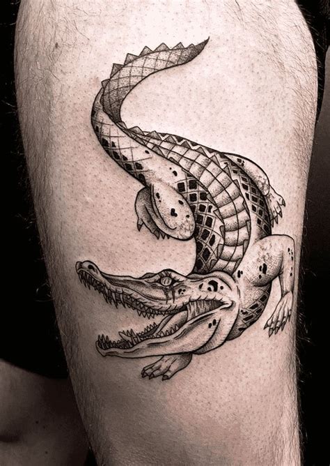 Crocodile Tattoo Design Ideas Images | Crocodile tattoo, Alligator tattoo, Picture tattoos