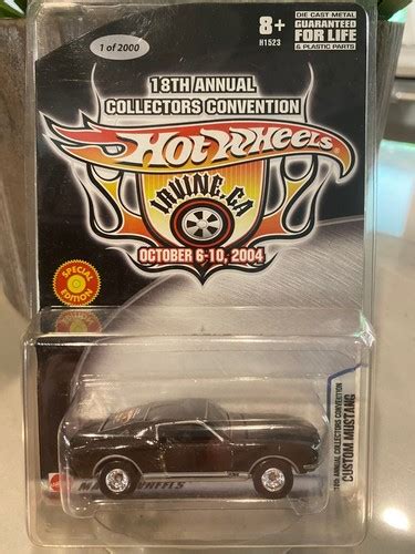 2004 Hot Wheels 18th Annuel Collecteur Convention Personnalisé MUSTANG 1 2000 À eBay