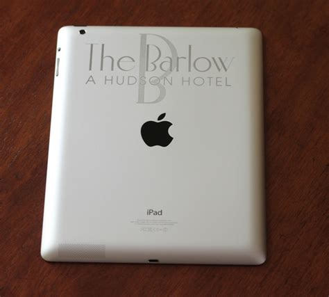 Laser Engraved Ipad For Hospitality Industry In A Flash Laser Ipad
