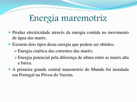 Desvantagem Da Energia Maremotriz - Vantagens E Desvantagens Da Energia Maremotriz - FDPLEARN