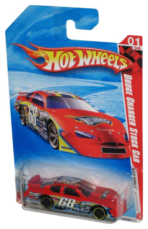 Hot Wheels Race World Red Dodge Charger Stock Car Walmart