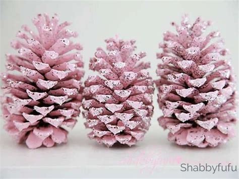 Painted Pine Cones Atelier Yuwa Ciao Jp