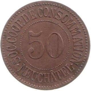 50 centimes Société coopérative de consommation Neuchâtel