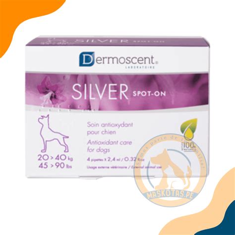 SILVER SPOT ON PARA PERRO 20 40K 4 PIPETAS X 2 4ML