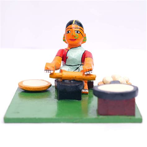 Buy Andhra Hand Crafts Kondapalli Wooden Handmade Sitting Toy