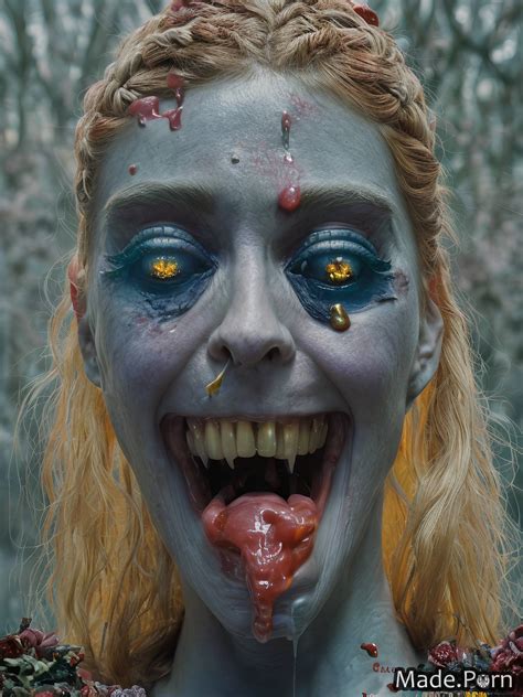 Porn Image Of Alien Planet Red 20 Red Hair Ahegao Fantasy Screaming Created By AI