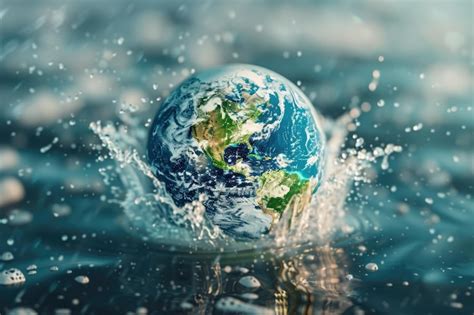 Premium Photo Promoting Water Conservation And Global Environmental