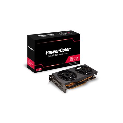 Placa de Vídeo PowerColor, Radeon, Navi RX 5700 XT DUAL OC, 8GB, GDDR6 ...