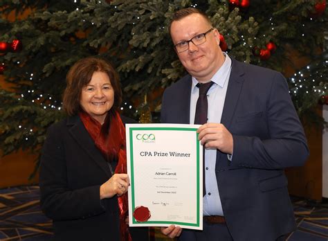 Laois student receives top Certified Public Accountants Ireland prize