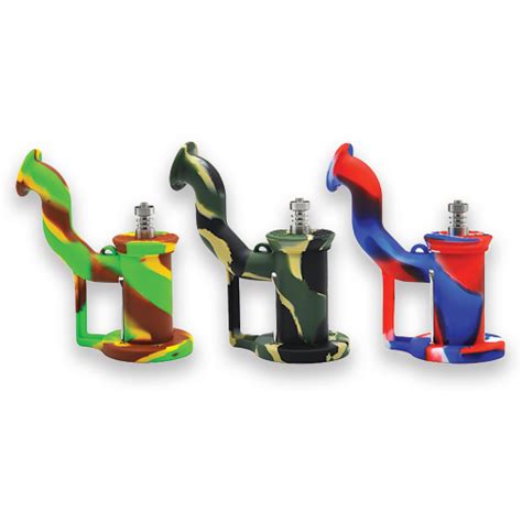 Silicone Dab Rig Assorted 145cm Wicked Imports Pty Ltd