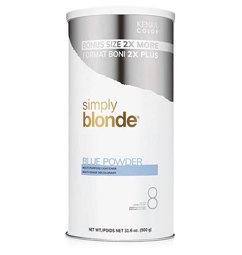 Simply Blonde Blue Powder Lightener Kenra Professional