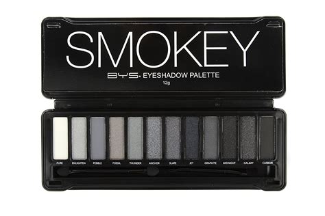 Amazon Bys Color Eyeshadow Palette Nude Smokey Ounce Count Beauty Personal Care
