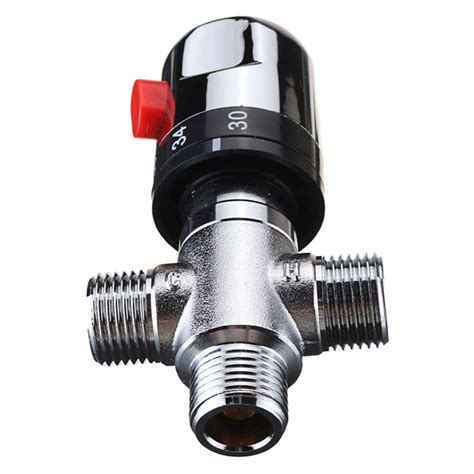 Mm Hot Cold Water Thermostatic Mixing Valve Way Adjust Temperature Control Valve Alexnld