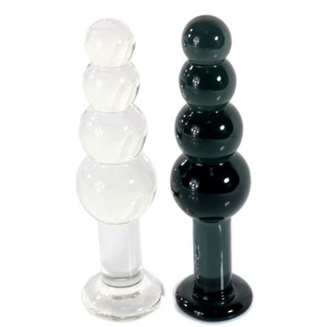 Plug Anal Beads Grande De Vidro Crystal Plug Chastity