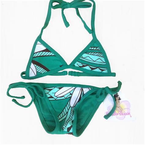 Tiare Nui Jade Reversible Triangle Bikini Set