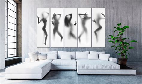 Nude Wall Art Large Canvas Art Sexy Girls Bedroom Wall Decor Female Nude Naked Woman Erotic Art