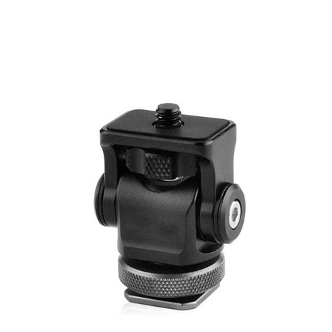 Promo Glo Minifocus Hot Shoe Ball Head Flash Kamera Tripod Inch Mf Warna Hitam