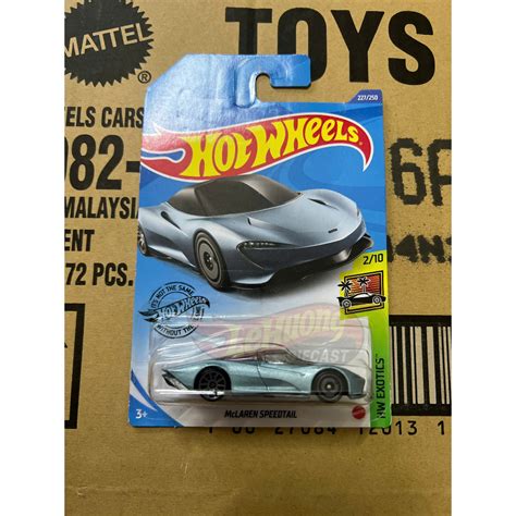 LeHuong Diecast Xe Hot Wheels Mclaren Speedtail Xanh Da Trời Shopee Việt Nam