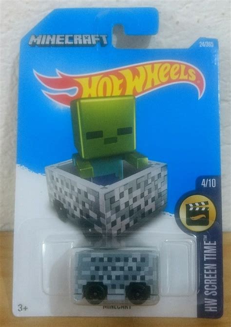Minecraft Minecart Hot Wheels Meses Sin Intereses