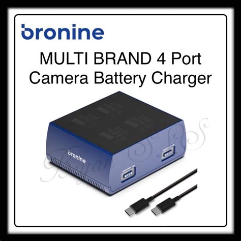 Bronine Multi Brand Port Camera Battery Charger Photography