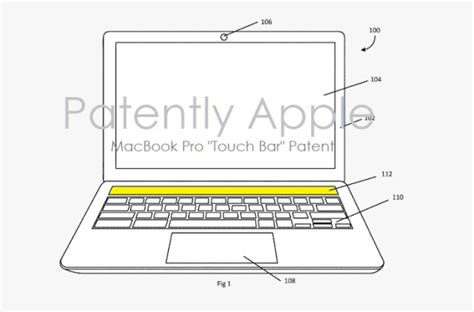 Apple Won Patents Today Covering The Macbook Pro S Touch Bar And