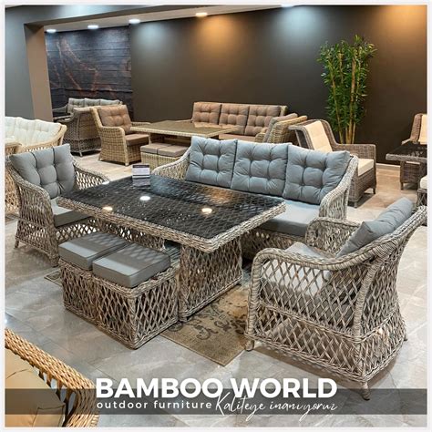 Bahçe ve Balkon Mobilyası Oturma Grupları Bamboo