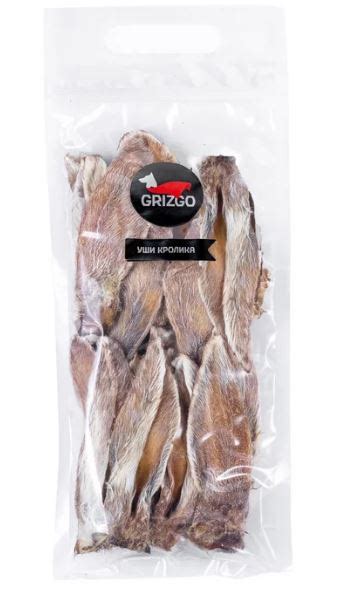 Лакомство для собак GRIZGO Уши кролика | отзывы