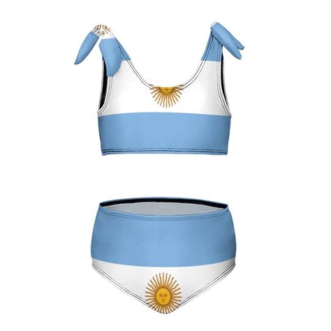 Argentina Flag Girl S 2 Piece Bikini Set Beach Sport Swimsuit Swimwear 6 7Y110cm Walmart
