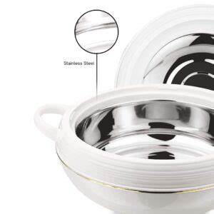 Tmvel Ambient Insulated Casserole Hot Pot Hot Pack Food Warmer Pieces Set Beige L L