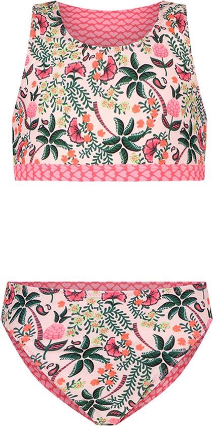 Just Beach Reversible Bikini Tropical Tropical Palm Maat Bol