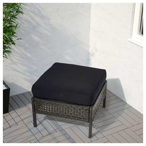 Купить Подушка на сиденье для садовой мебели КУНГСЭ, черный в ИКЕА ...