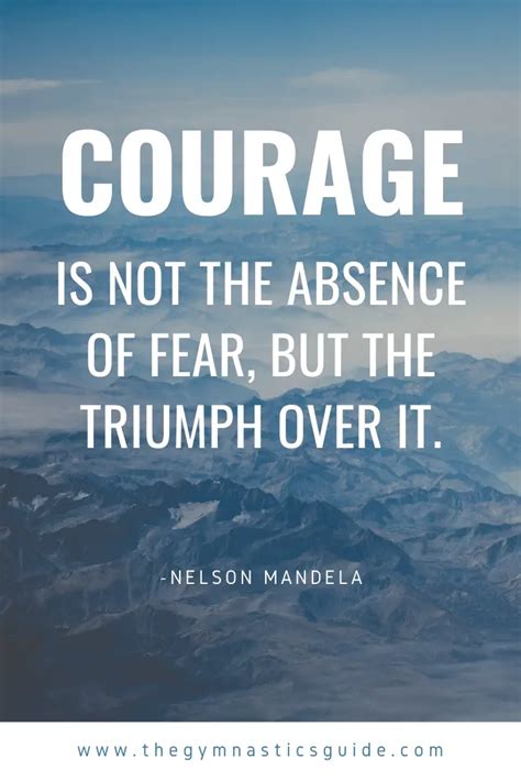 Monday Motivation What Is Courage The Gymnastics Guide