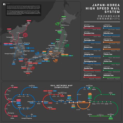 Japan-Korea High-Speed Rail System : r/imaginarymaps