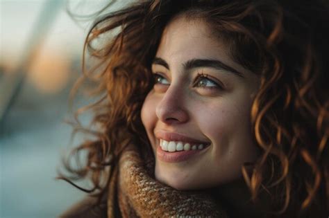 Premium Photo Close Up Of Person Wearing Scarf