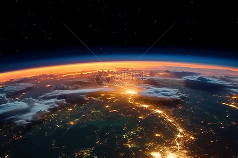 从卫星上看到的地球图片素材 正版创意图片600215425 摄图网