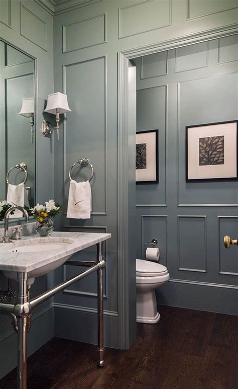 Powder Room Traditional Southern Colonial Revival Home In Atherton