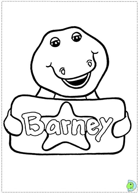 Barney Printable Coloring Pages Printable Planet