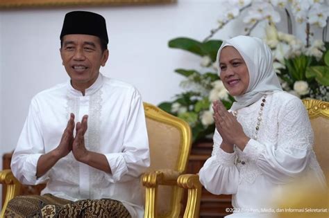 Halalbihalal Idul Fitri Jokowi Dan Ma Ruf Amin Bertegur Sapa Lewat