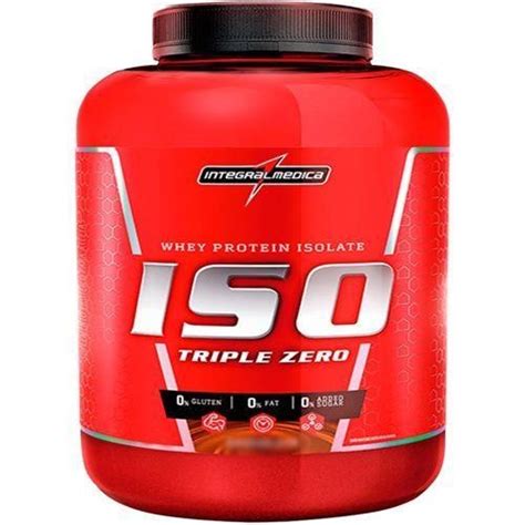 Whey Protein Isolado Integralmédica ISO Triple Zero Morango 1 8 Kg