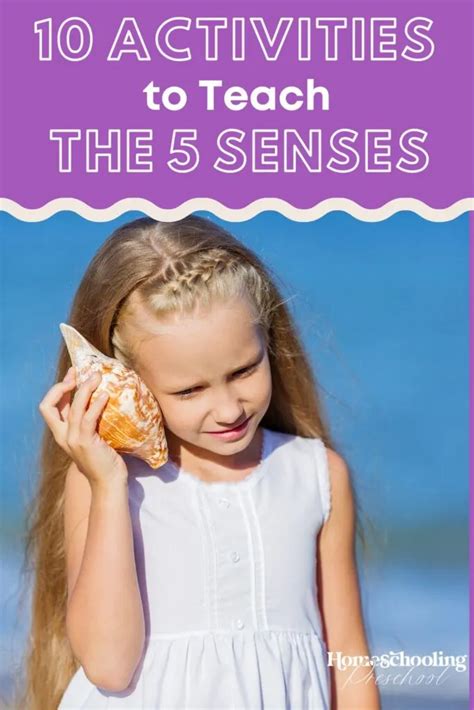 10 Activities To Teach The 5 Senses Homeschooling Preschool