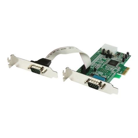 Startech Carte Pci Express Faible Encombrement Avec Ports S Rie