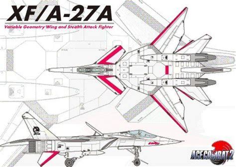 Xfa 27a Ace Combat 2 And Ace Combat X Aircraft Design Aircraft Art