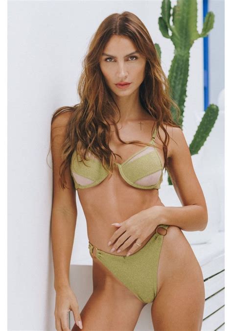 Bikini verde Tule Lurex Angèle AVEC MOI