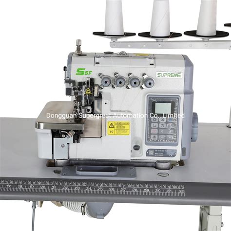 Industrial Automatic Garment Lockstitch Four Thread Overlock Sewing