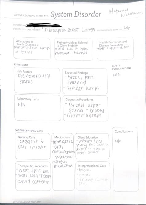 Maternal Newborn Remediation Ati Templates Nur Studocu