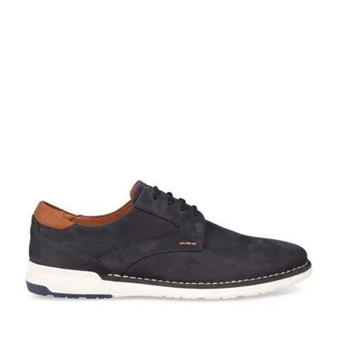 Derbies MARINE Homme CUIR Lacets DENIM SIDE CUIR