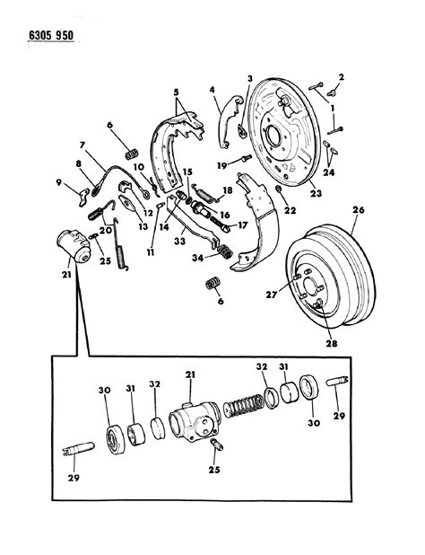 1987 Dodge Dakota Brakes Rear Mopar Parts Giant