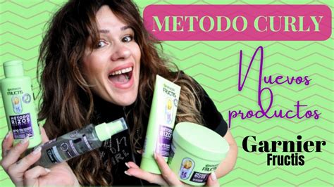 Método Curly Nuevos Productos Garnier Fructis con Menos Pasos Mayor