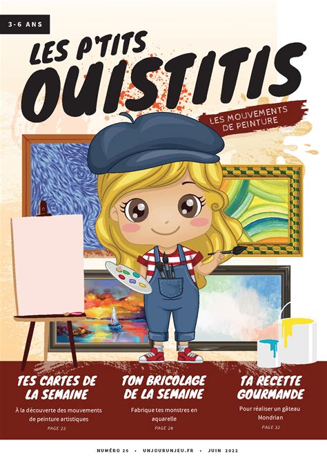 Les P tits Ouistitis s intéressent à la peinture Un jour un jeu